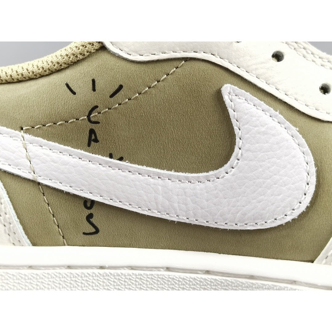 JORDAN 1 LOW GOLF x TRAVIS SCOTT NEUTRAL OLIVE - Phantom Kicks