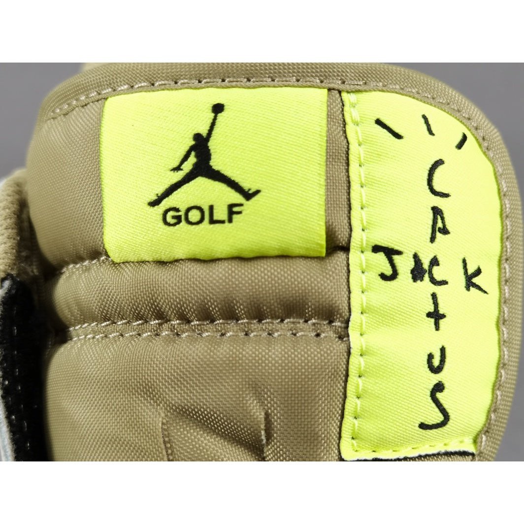 JORDAN 1 LOW GOLF x TRAVIS SCOTT NEUTRAL OLIVE - Phantom Kicks