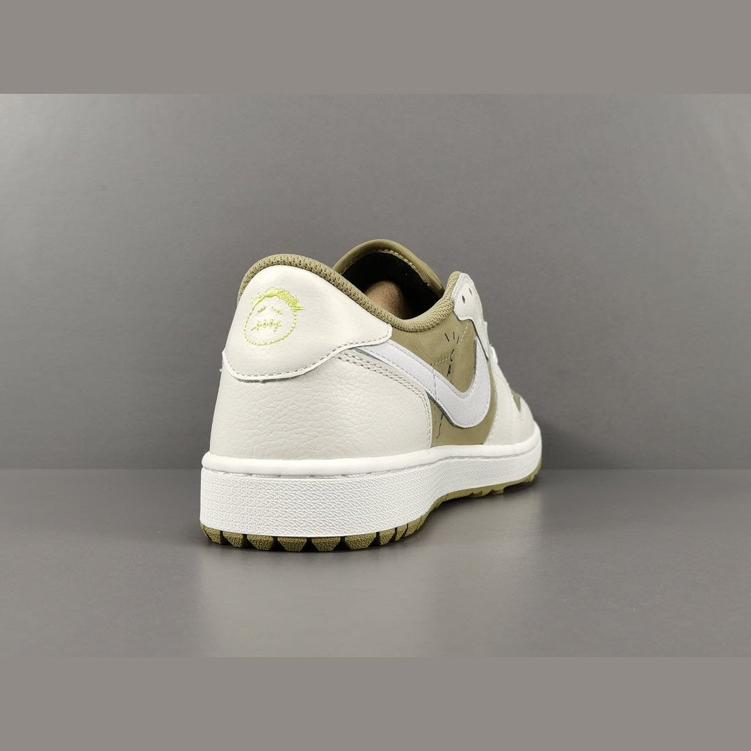 JORDAN 1 LOW GOLF x TRAVIS SCOTT NEUTRAL OLIVE - Phantom Kicks