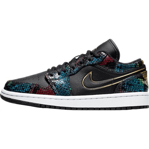 JORDAN 1 LOW x MULTICOLOR SNAKESKIN - Phantom Kicks