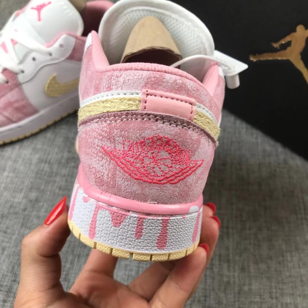 JORDAN 1 LOW x PAINT DRIP - Phantom Kicks