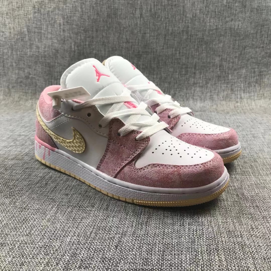 JORDAN 1 LOW x PAINT DRIP - Phantom Kicks