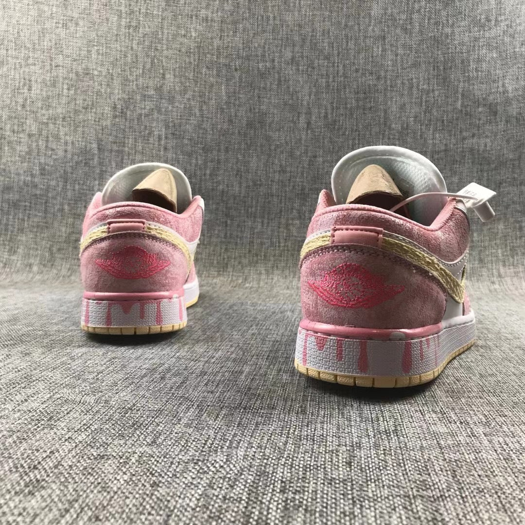 JORDAN 1 LOW x PAINT DRIP - Phantom Kicks