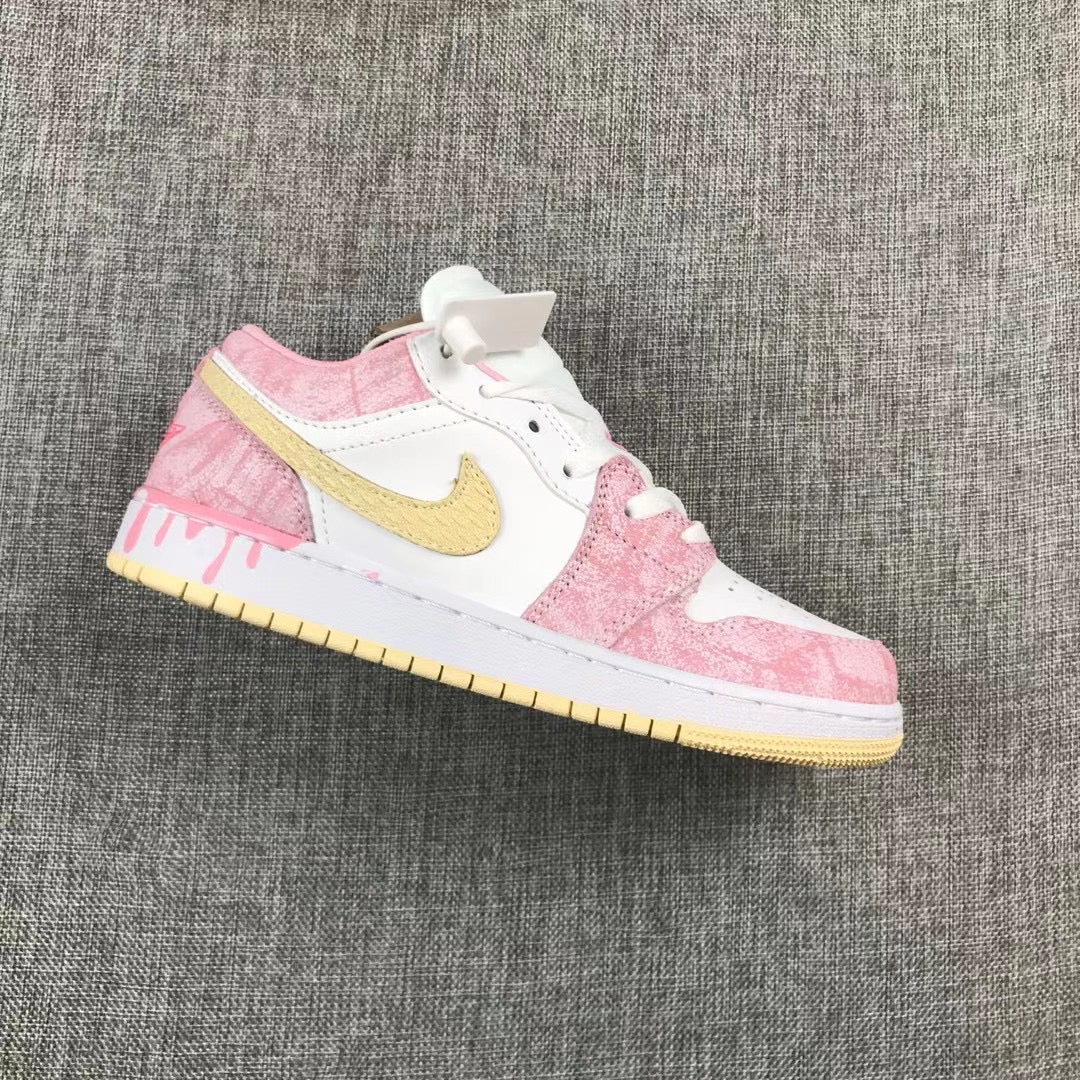 JORDAN 1 LOW x PAINT DRIP - Phantom Kicks