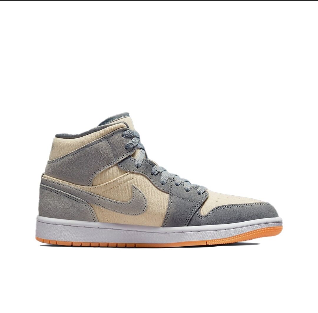 JORDAN 1 MID SE x COCONUT MILK PARTICLE GREY - Phantom Kicks