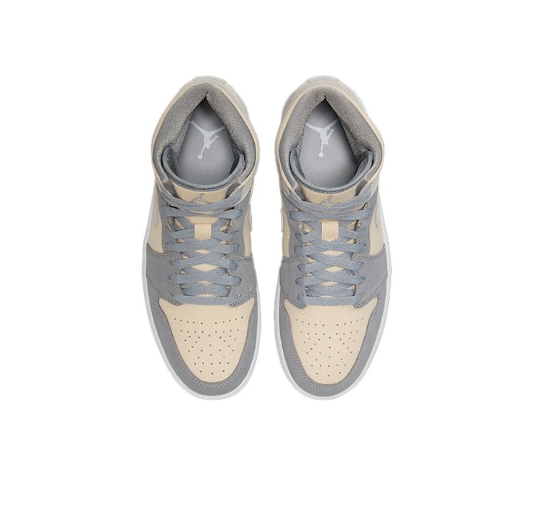 JORDAN 1 MID SE x COCONUT MILK PARTICLE GREY - Phantom Kicks