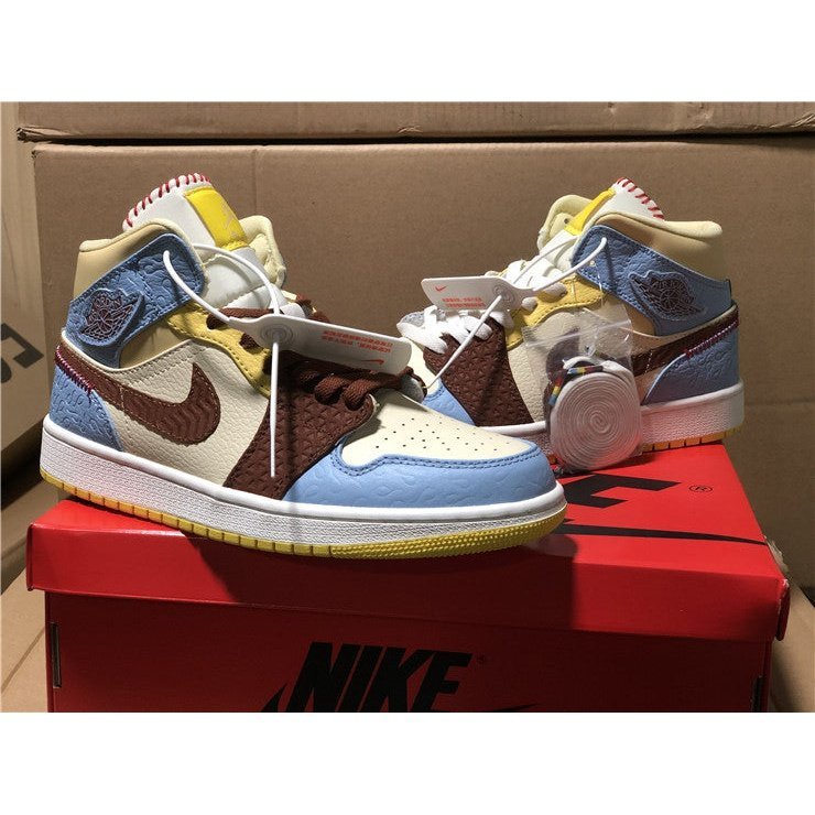 JORDAN 1 MID SE x FEARLESS MAISON CHATEAU ROUGE - Phantom Kicks