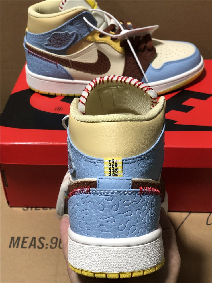 JORDAN 1 MID SE x FEARLESS MAISON CHATEAU ROUGE - Phantom Kicks