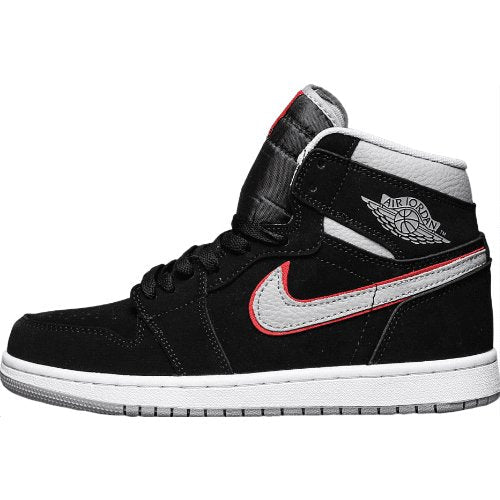 JORDAN 1 MID x BLACK PARTICLE GREY GYM RED - Phantom Kicks