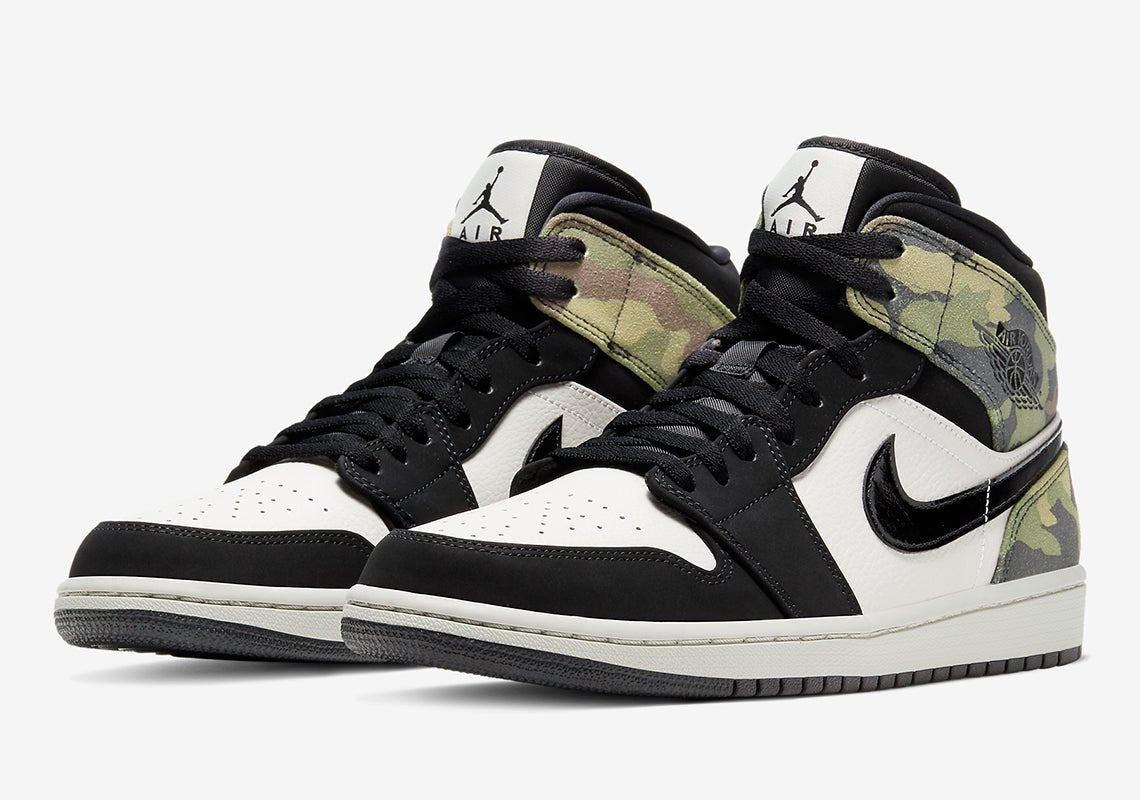 JORDAN 1 MID x CAMO - Phantom Kicks