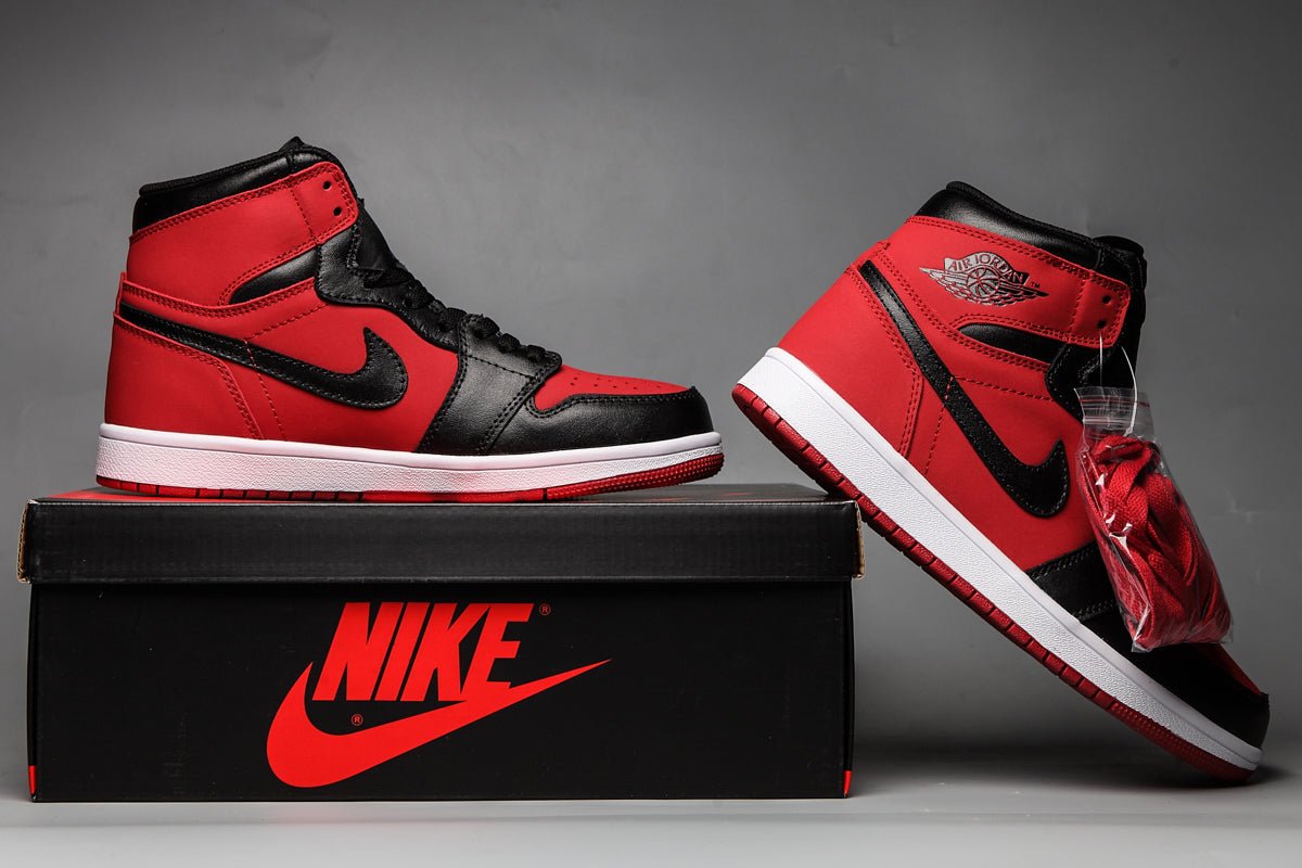 JORDAN 1 MID x GYM RED BLACK - Phantom Kicks