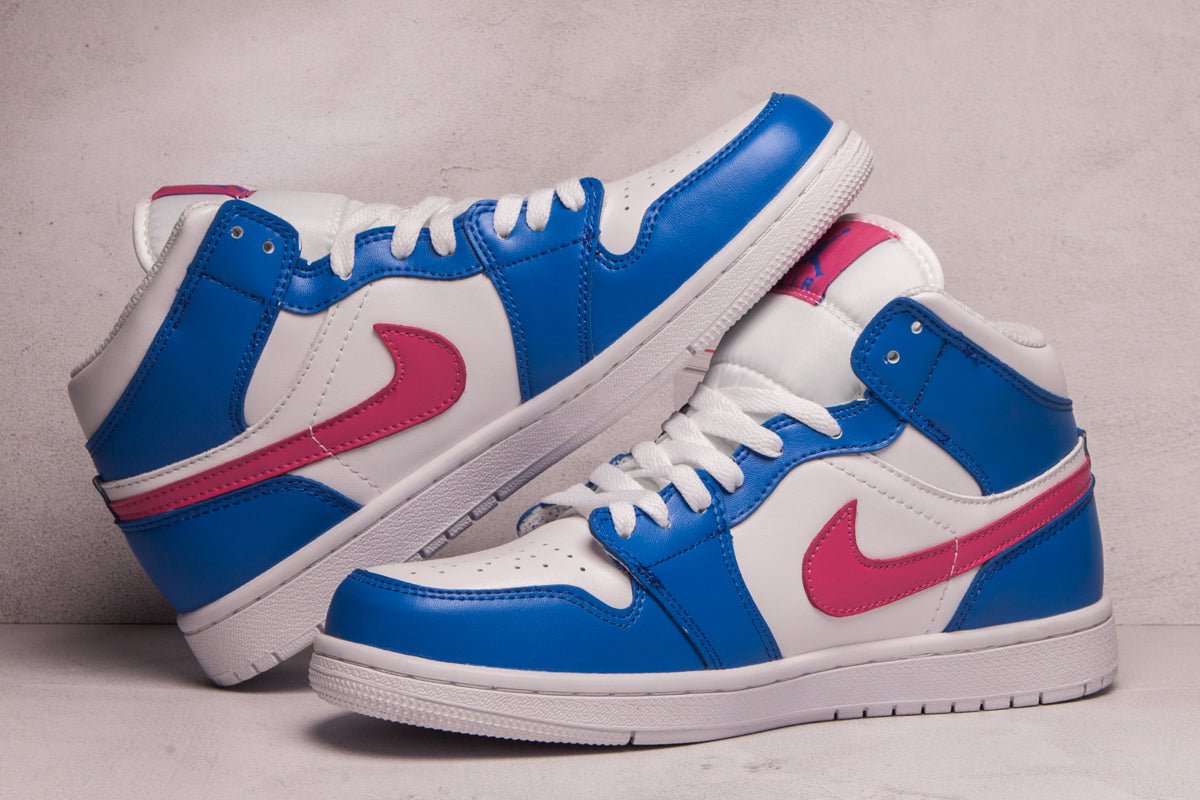 JORDAN 1 MID x HYPER ROYAL HYPER VIOLET - Phantom Kicks