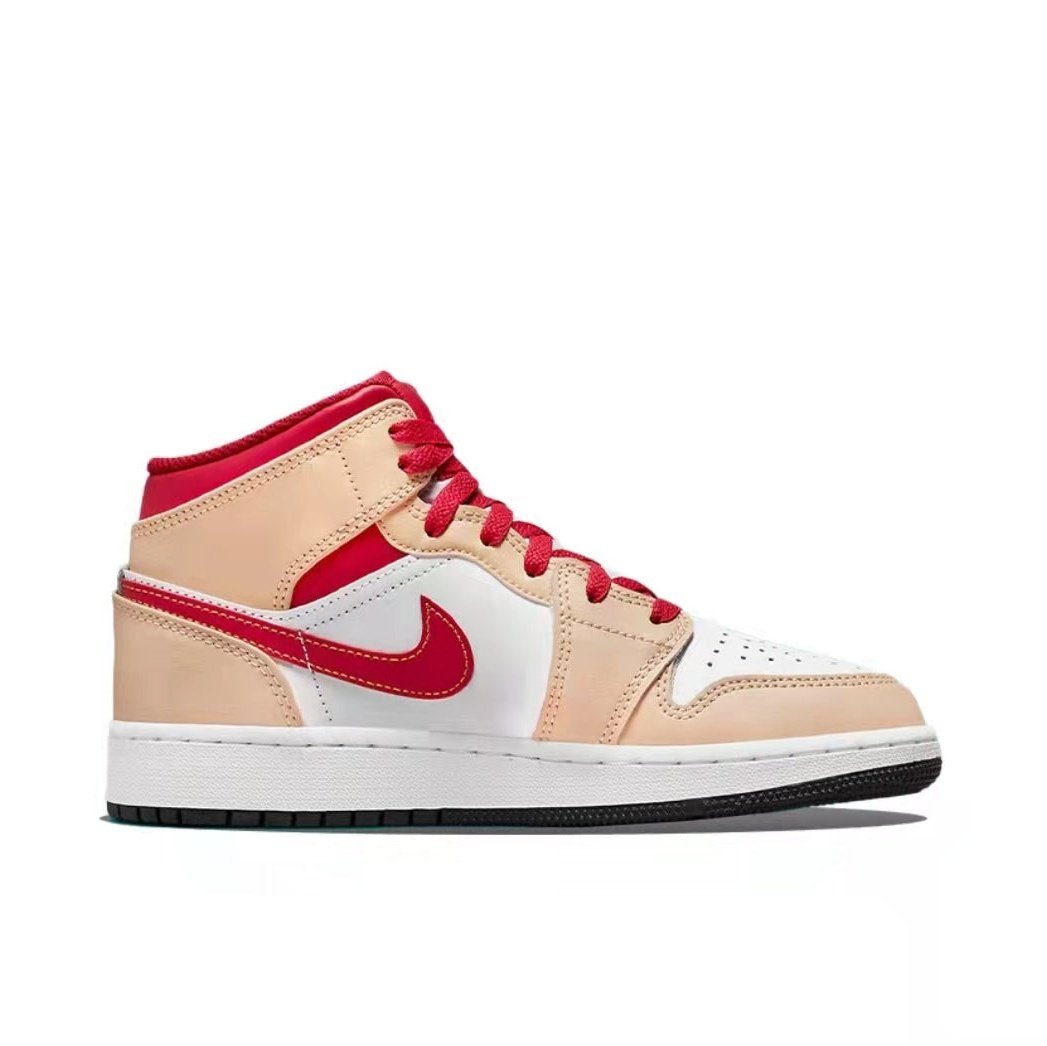 JORDAN 1 MID x LIGHT CURRY CARDINAL - Phantom Kicks
