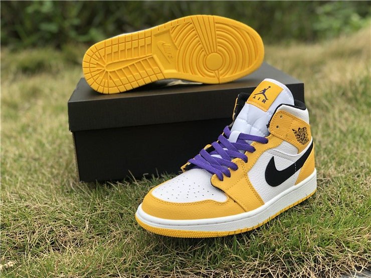 JORDAN 1 MID x SE LAKERS - Phantom Kicks