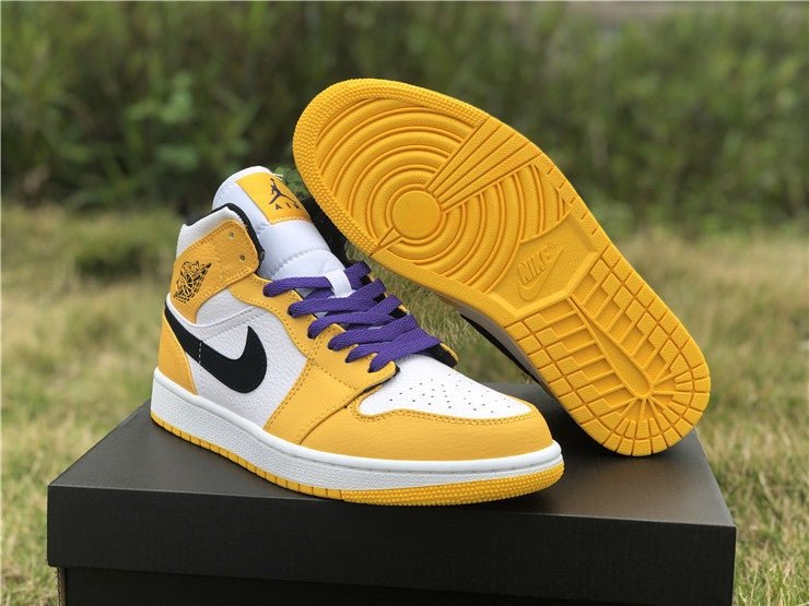 JORDAN 1 MID x SE LAKERS - Phantom Kicks