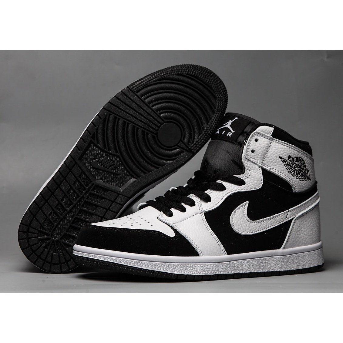 JORDAN 1 MID x WHITE BLACK - Phantom Kicks