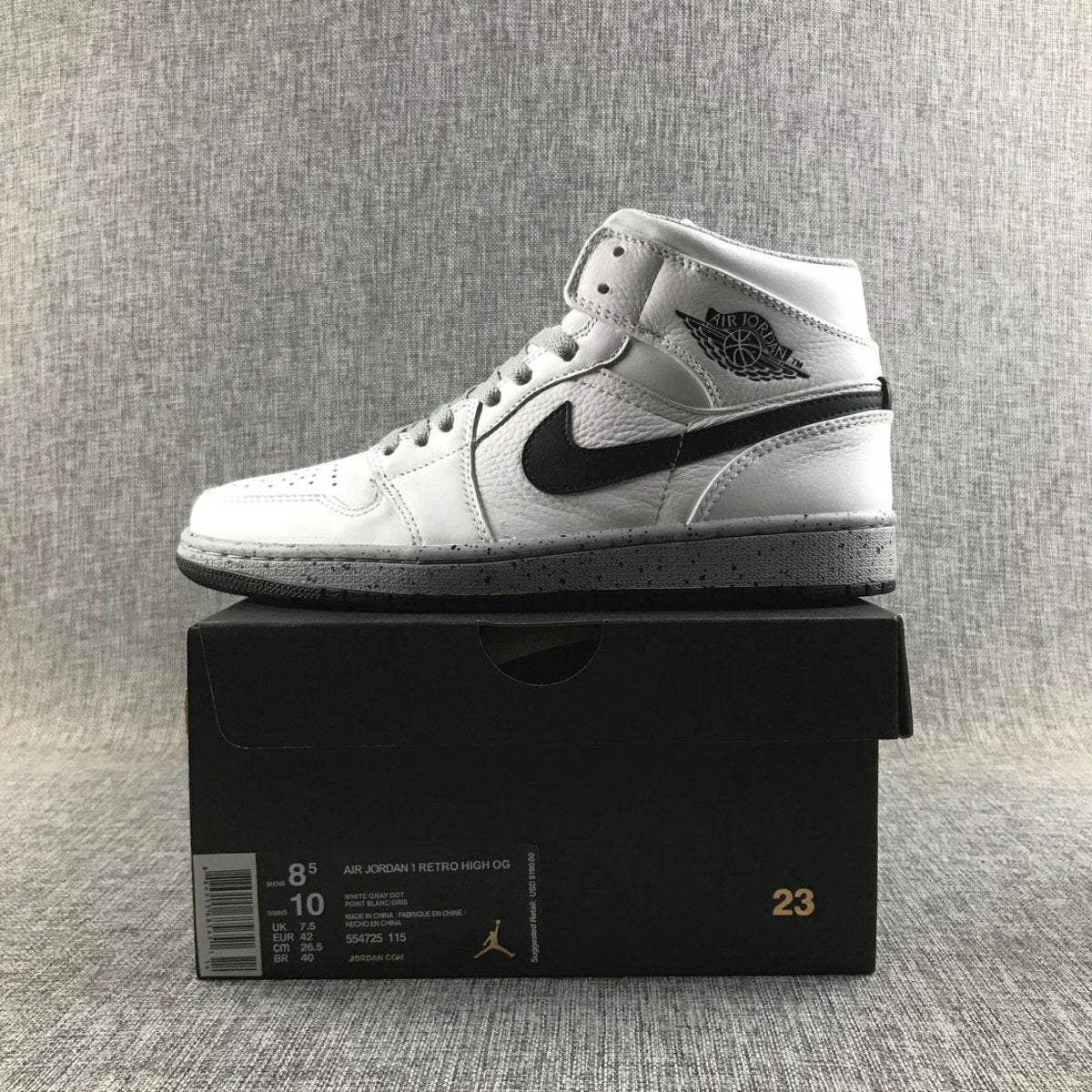 JORDAN 1 MID x WHITE CEMENT - Phantom Kicks