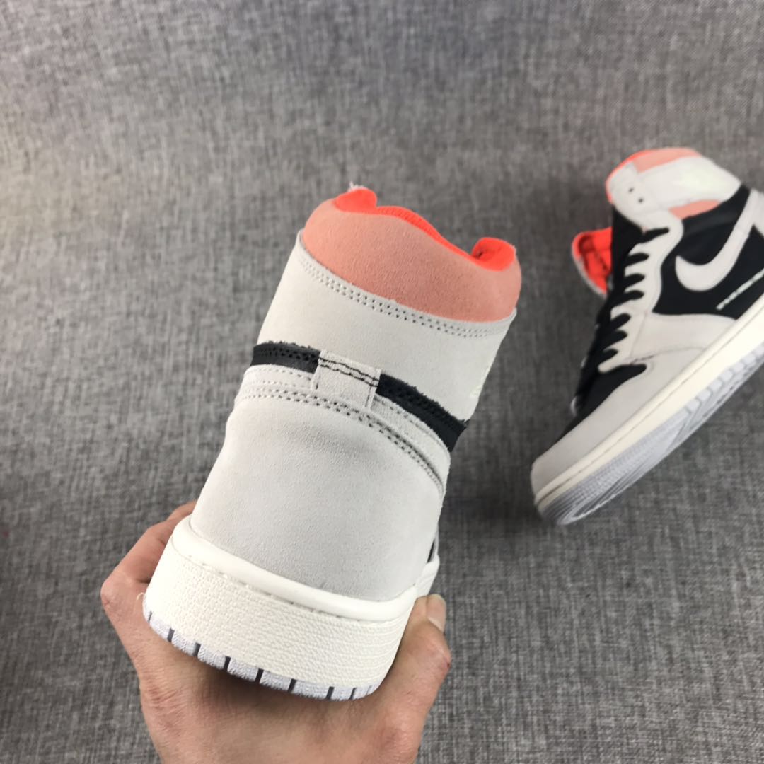 JORDAN 1 RETRO HIGH x NEUTRAL GREY HYPER CRIMSON - Phantom Kicks