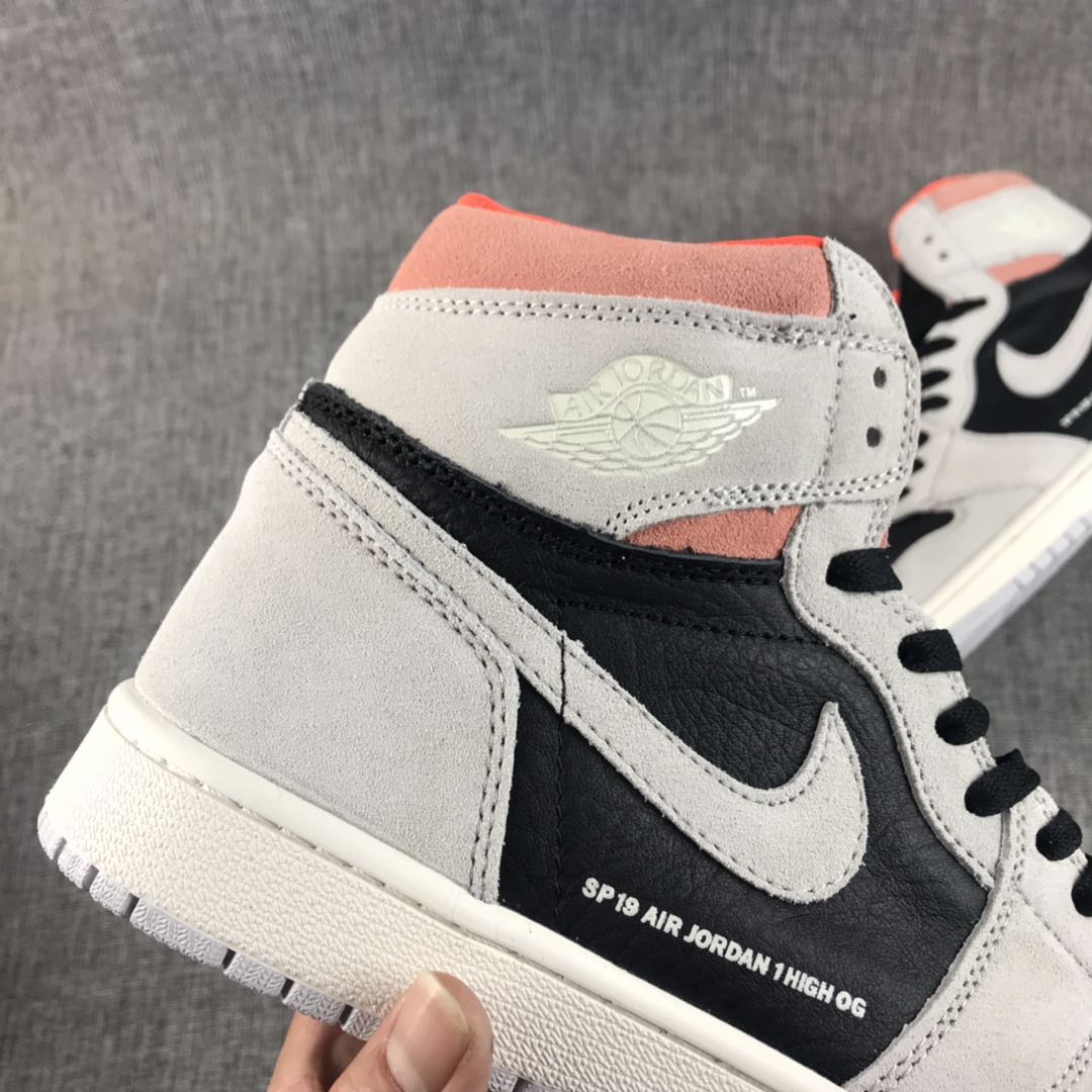 JORDAN 1 RETRO HIGH x NEUTRAL GREY HYPER CRIMSON - Phantom Kicks
