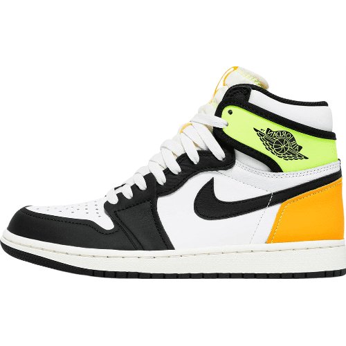 JORDAN 1 RETRO HIGH x WHITE BLACK VOLT UNIVERSITY GOLD - Phantom Kicks