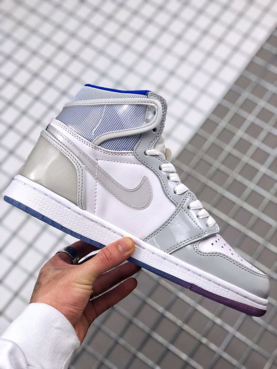 JORDAN 1 RETRO HIGH x ZOOM WHITE RACER BLUE - Phantom Kicks