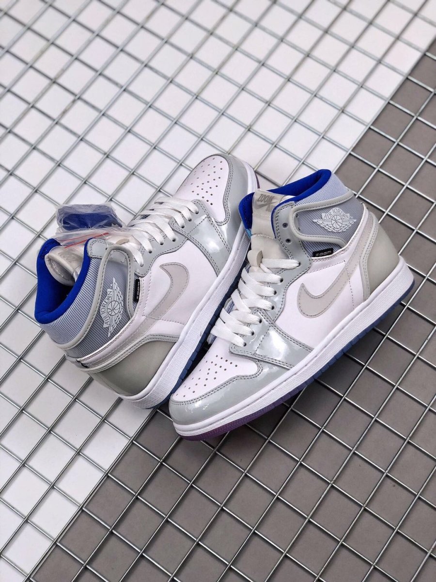 JORDAN 1 RETRO HIGH x ZOOM WHITE RACER BLUE - Phantom Kicks