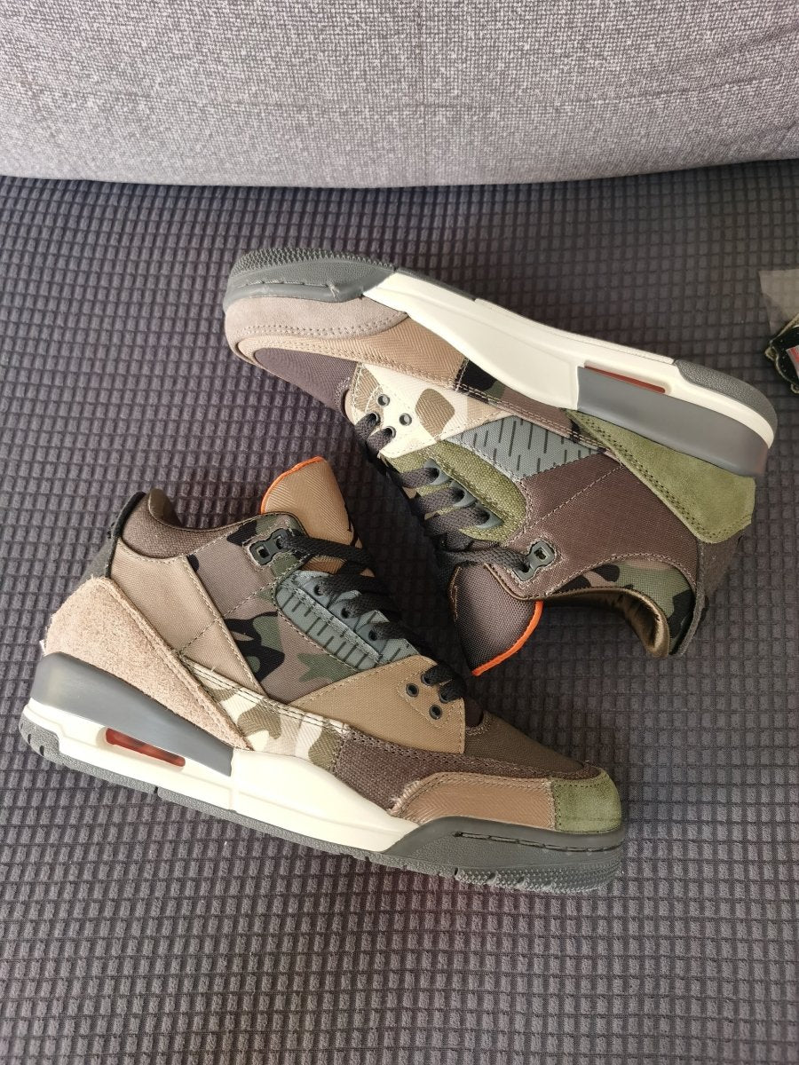 JORDAN 3 RETRO x PATCHWORK CAMO - Phantom Kicks