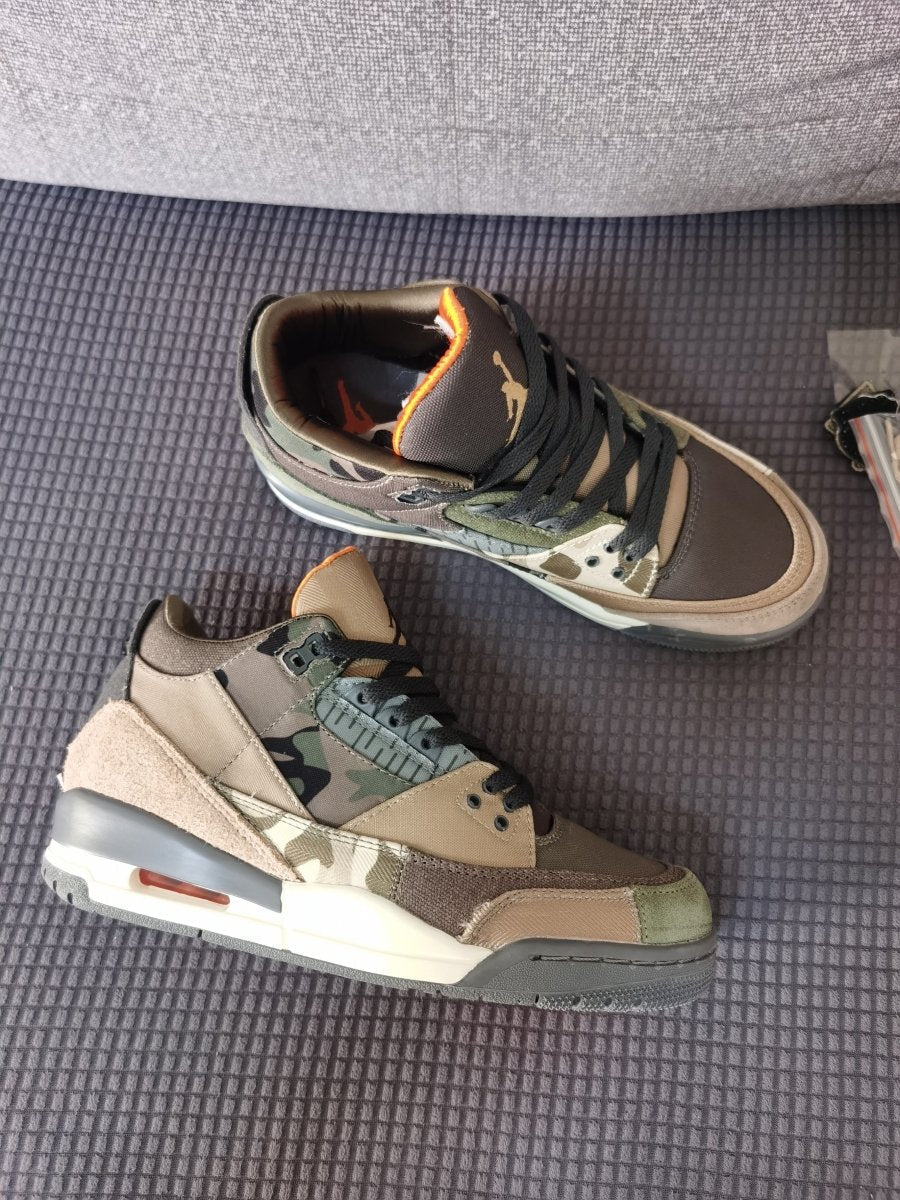 JORDAN 3 RETRO x PATCHWORK CAMO - Phantom Kicks