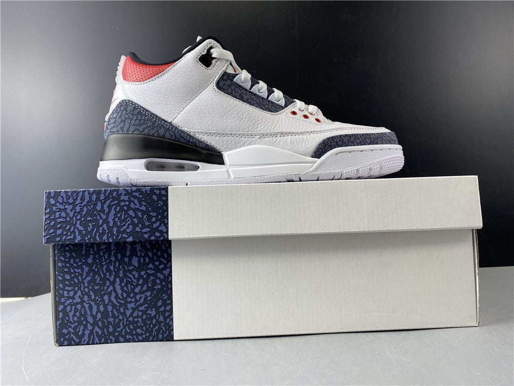 JORDAN 3 RETRO x SE FIRE RED DENIM - Phantom Kicks