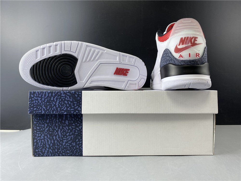 JORDAN 3 RETRO x SE FIRE RED DENIM - Phantom Kicks