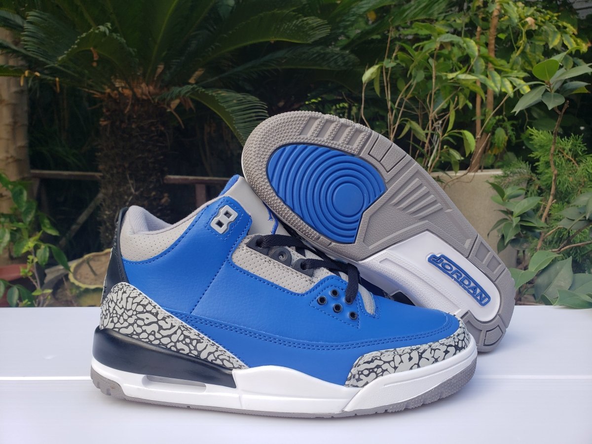 JORDAN 3 RETRO x VARSITY ROYAL CEMENT - Phantom Kicks