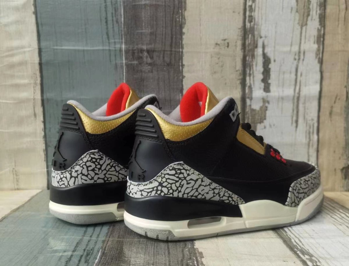 JORDAN 3 x BLACK CEMENT GOLD - Phantom Kicks