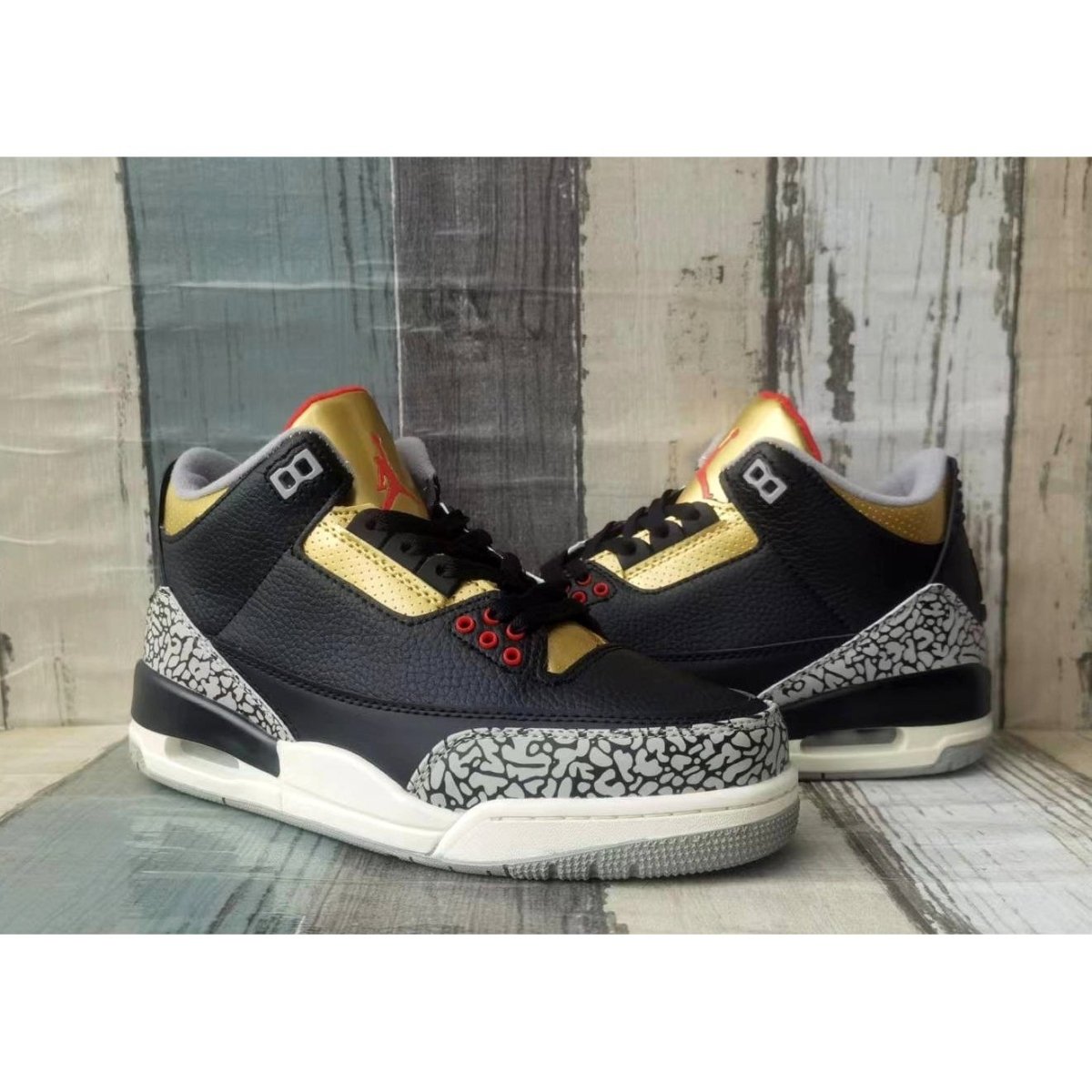 JORDAN 3 x BLACK CEMENT GOLD - Phantom Kicks