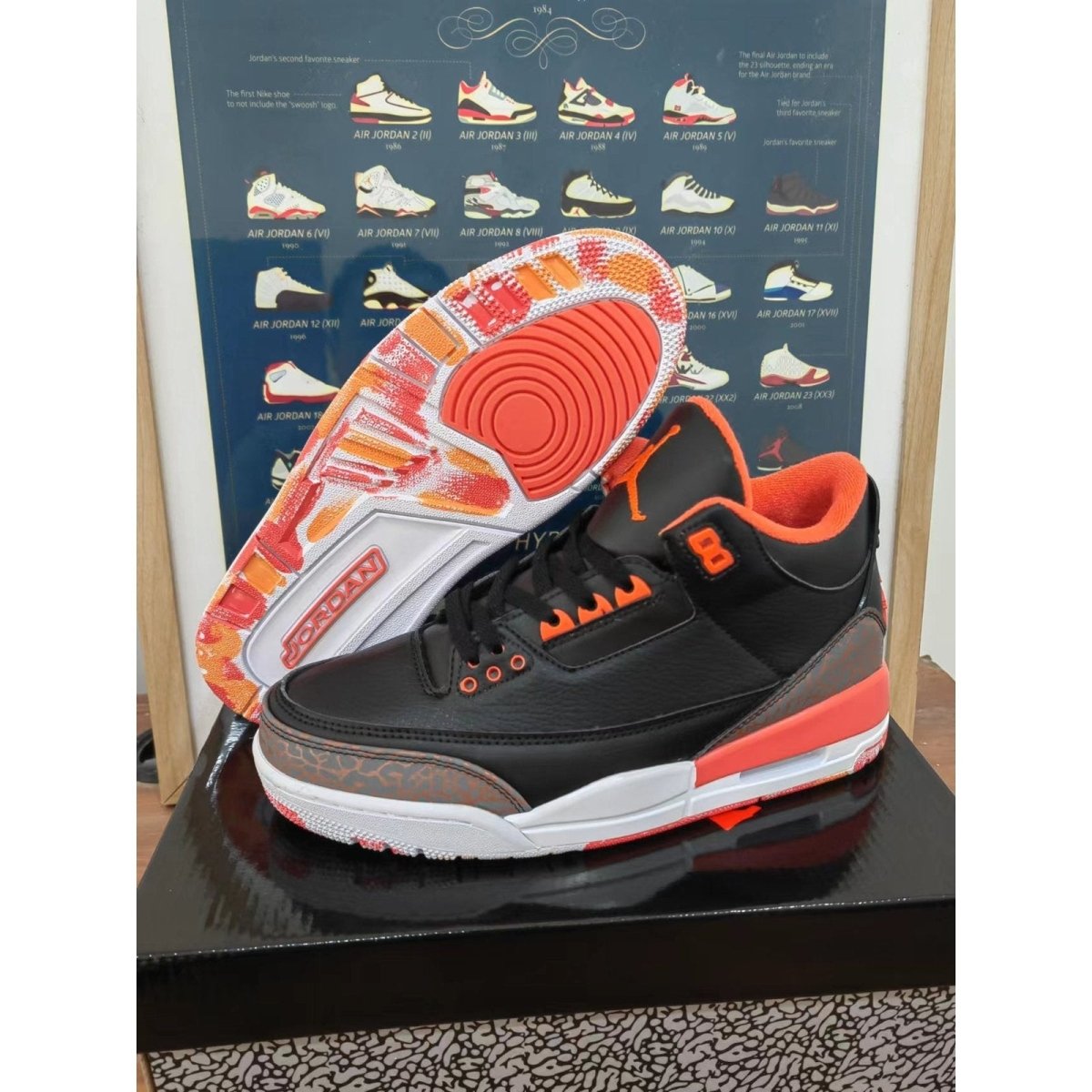 JORDAN 3 x KUMQUAT - Phantom Kicks