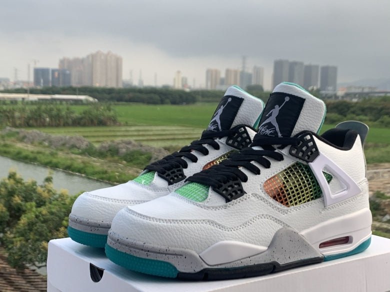 JORDAN 4 x LUCID GREEN RASTA - Phantom Kicks