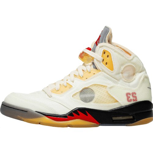JORDAN 5 RETRO x OFF-WHITE SAIL - Phantom Kicks