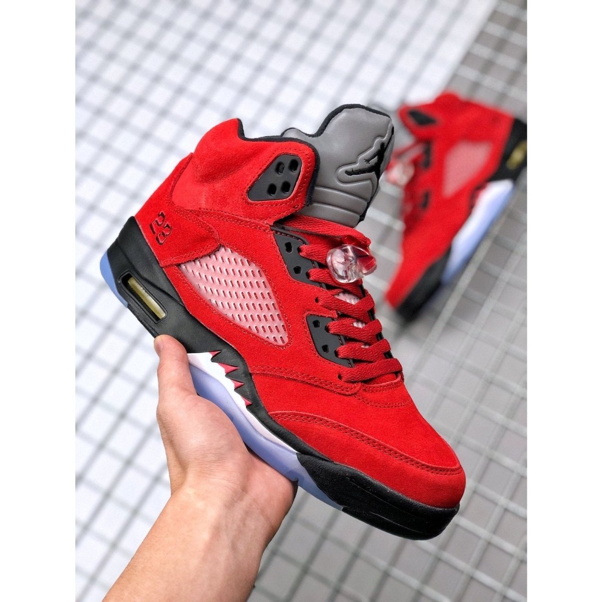 JORDAN 5 RETRO x RACING BULL RED - Phantom Kicks