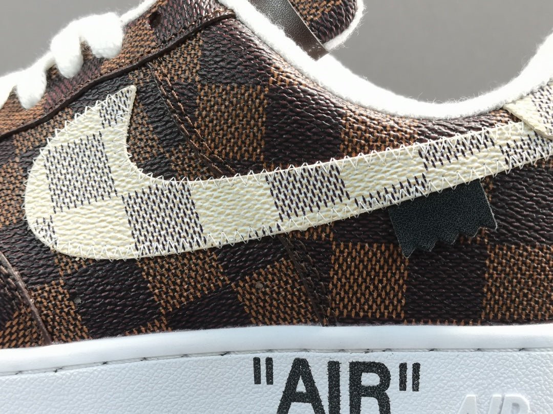 NIKE AIR FORCE 1 x LOUlS VUlTTON BROWN/WHITE - Phantom Kicks