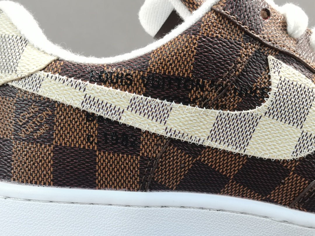 NIKE AIR FORCE 1 x LOUlS VUlTTON BROWN/WHITE - Phantom Kicks