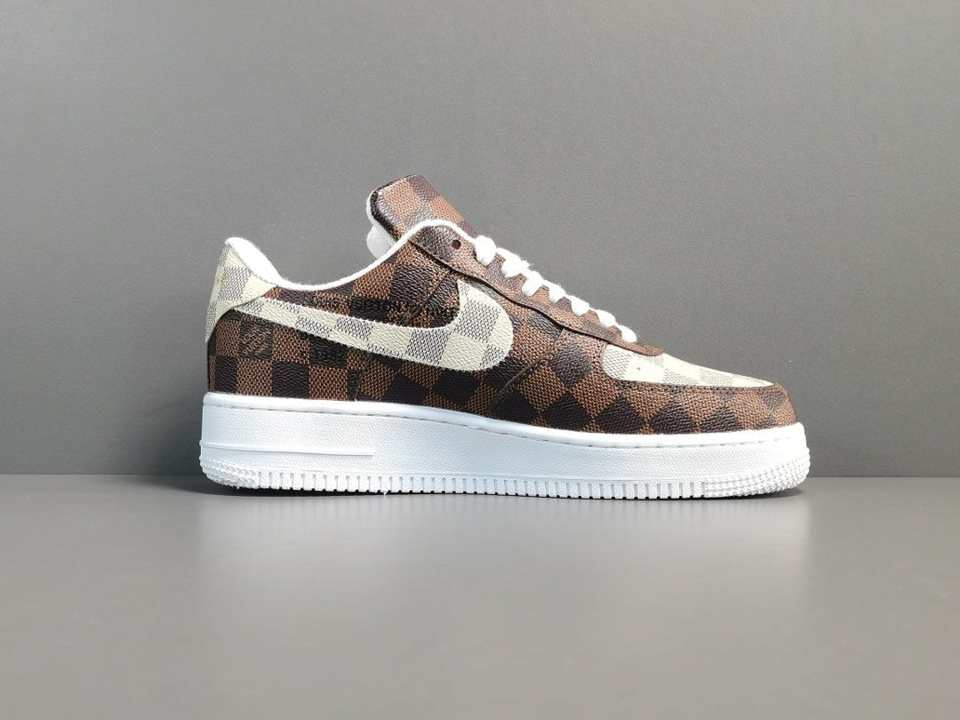 NIKE AIR FORCE 1 x LOUlS VUlTTON BROWN/WHITE - Phantom Kicks