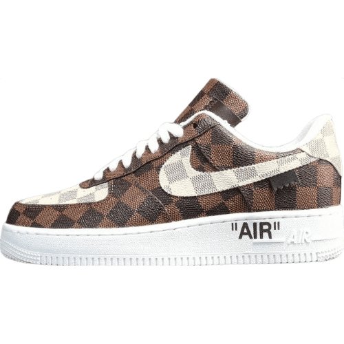NIKE AIR FORCE 1 x LOUlS VUlTTON BROWN/WHITE - Phantom Kicks
