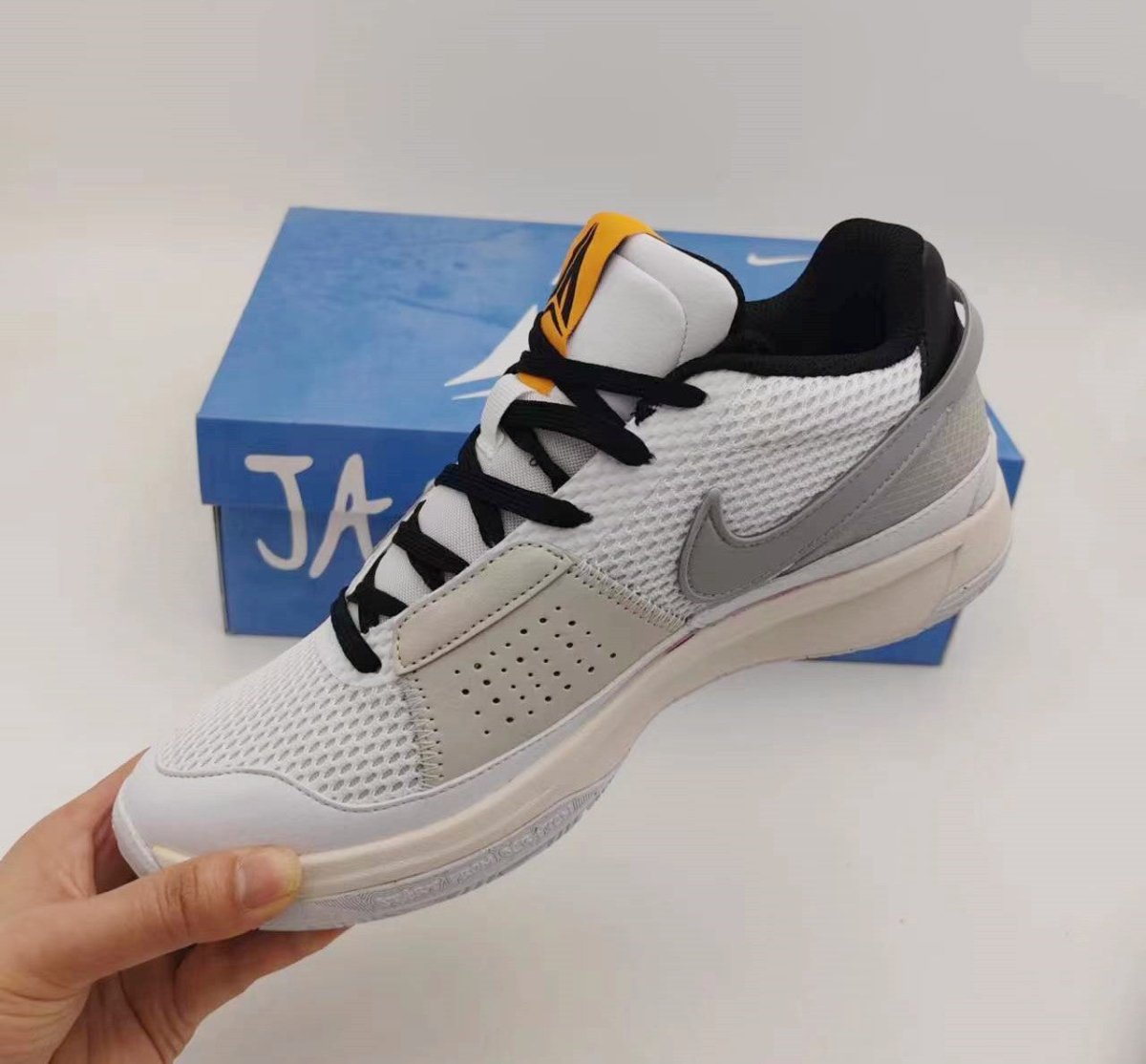 NIKE JA 1 x LIGHT SMOKE GREY - Phantom Kicks