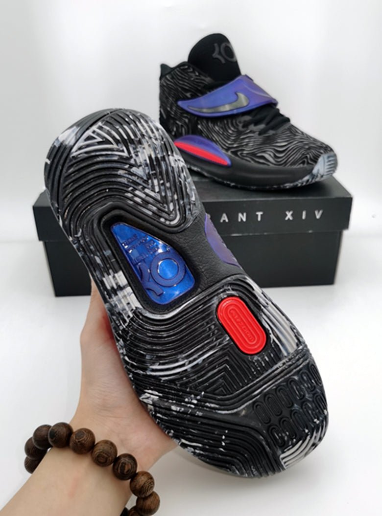 NIKE KD 14 x SEASONAL BLACK LASER CRIMSON - Phantom Kicks
