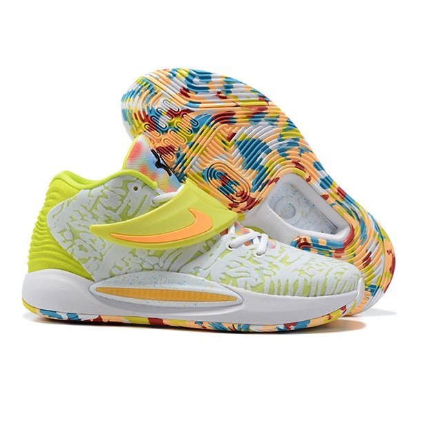 NIKE KD 14 x WHITE LIME GREEN - Phantom Kicks