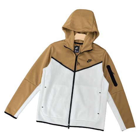NIKE TECH FLEECE HOODIE x SANDALWOOD/LIGHT BONE/BLACK - Phantom Kicks