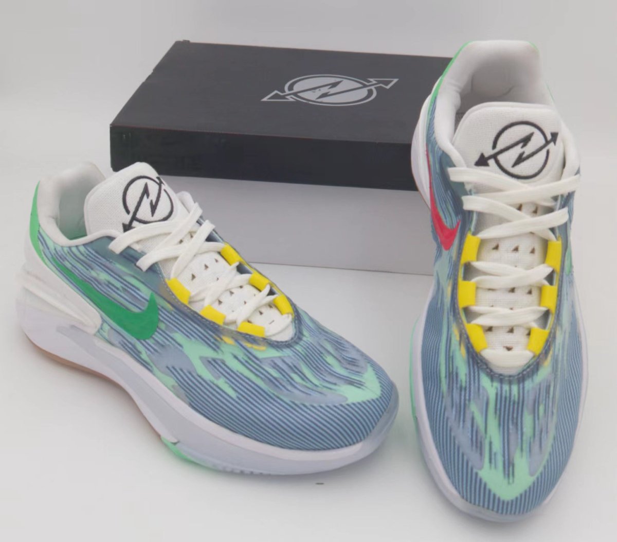 NIKE ZOOM G.T. CUT 2 x BLUE GREEN GUM - Phantom Kicks