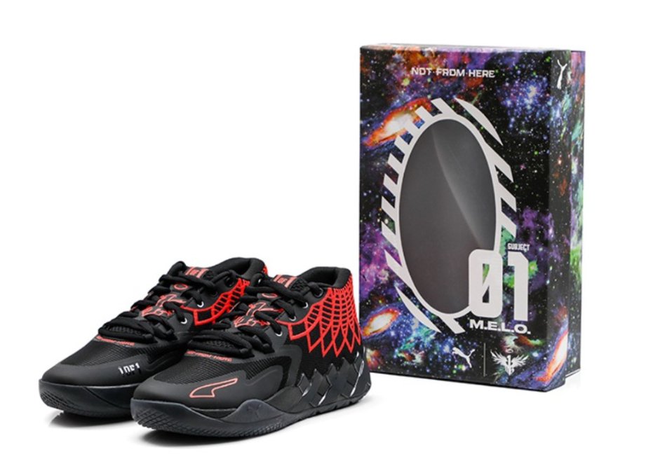 PUMA LAMELO BALL MB.01 x BLACK RED BLAST - Phantom Kicks